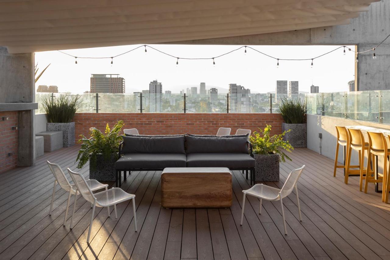 Galeria Flat Rooftop Pool Witgdl Guadalajara Exterior foto